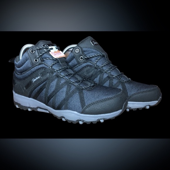 SKECHERS BOOTS Seager Hiker lace up boots in black . NEW WITH TAGS - Picture 8 of 12